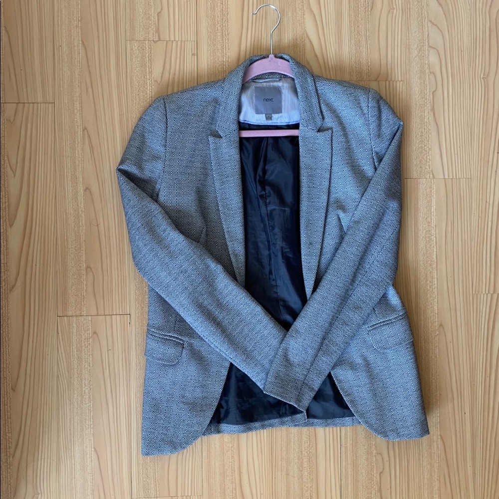 Grey Slim Jersey Jacket